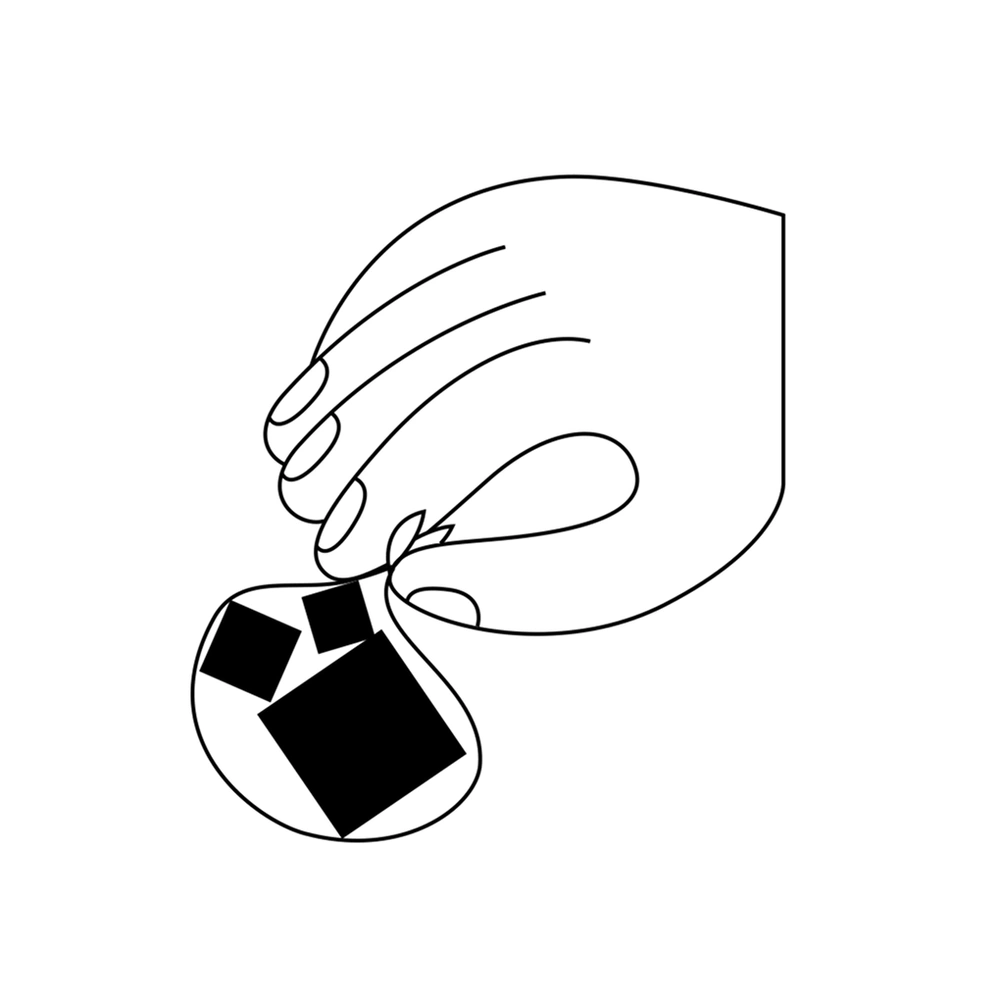 The hand that contains all the knowledge.